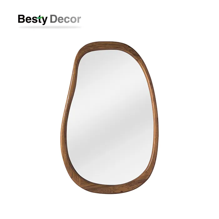 Noqonuniy qattiq yog'och ramkali oyna