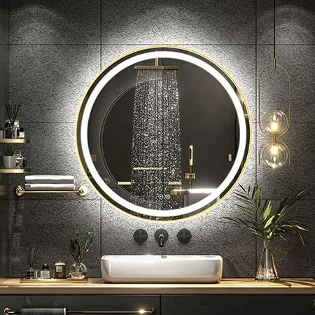 Alyuminiy qotishma ramkali Smart Touch LED nometall